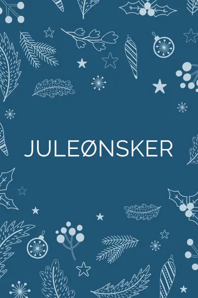 Funklende sæson blue whimsical-line