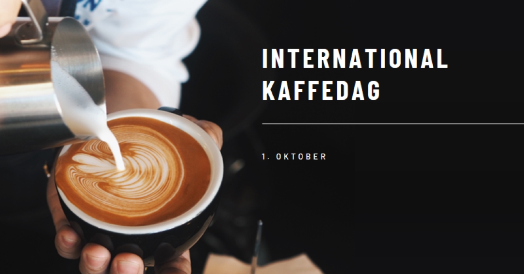 International kaffedag brown modern-simple