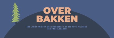 Over bakken blue modern-bold