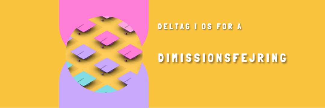 Deltag i dimissionsfejringen yellow whimsical-color-block