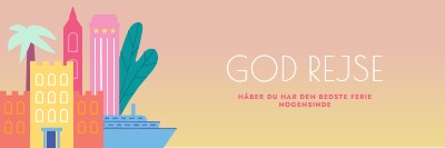 God rejse pink modern-color-block