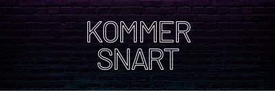 Kommer snart til dig purple modern-bold