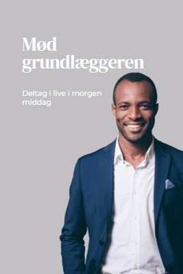 Mød grundlæggeren gray modern-simple