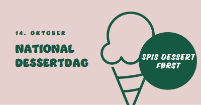 National dessertdag pink vintage-retro