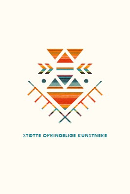 Støtte oprindelige kunstnere white modern-geometric-&-linear