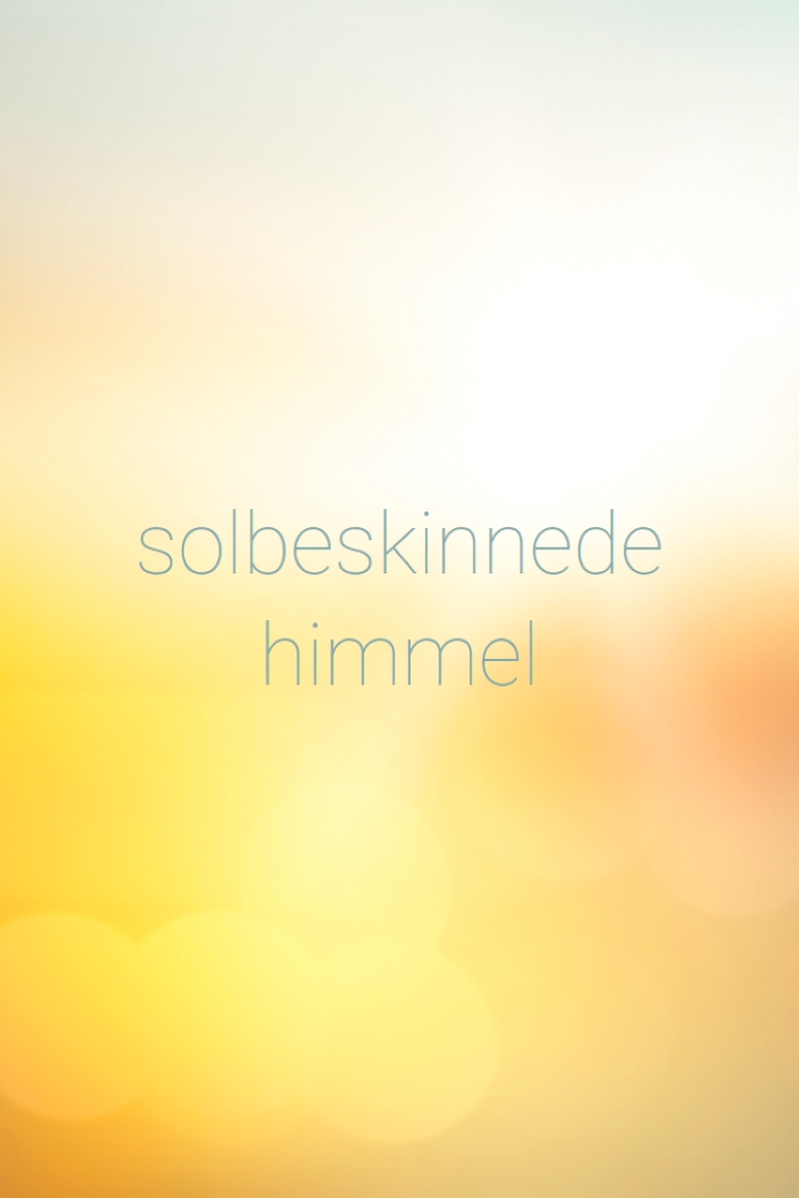 Solbeskinnede himmel yellow modern-simple