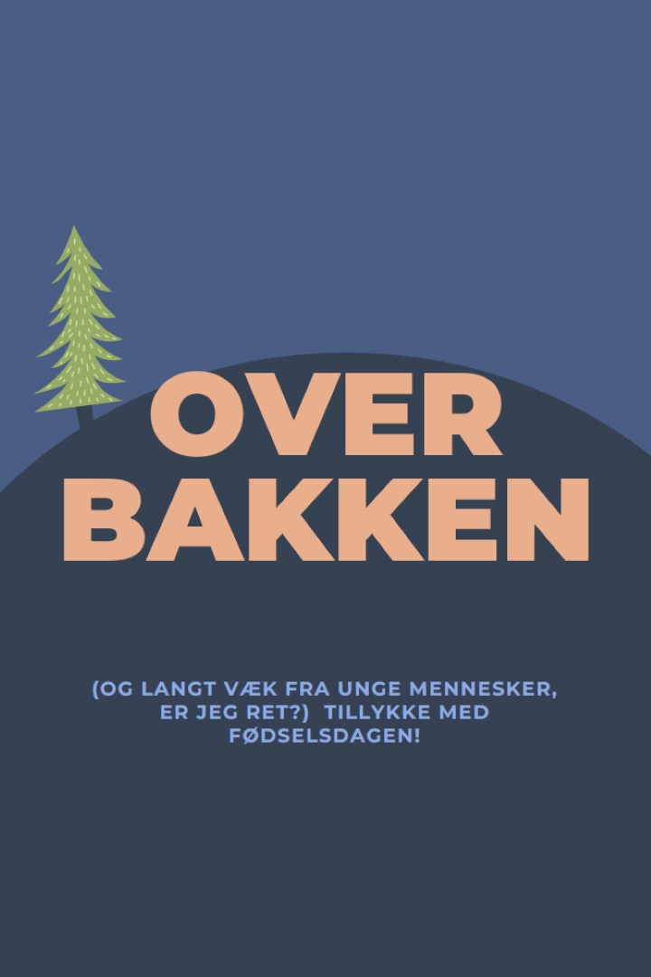Over bakken blue modern-bold