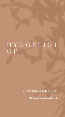 Hyggeligt op brown modern-simple