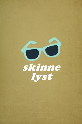 Skinne stærkt solskin green vintage-retro