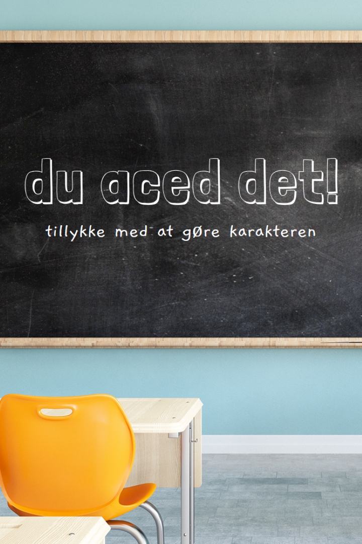 Lavet karakteren blue modern-simple