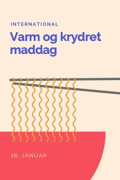 Livets krydderi orange modern-color-block