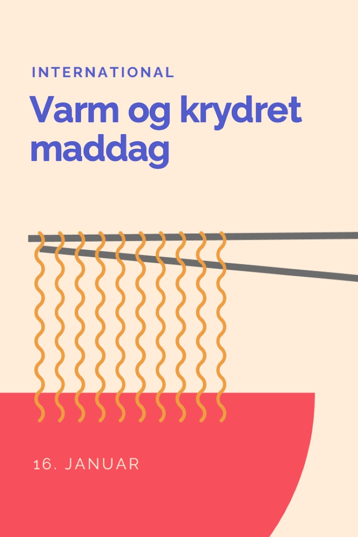 Livets krydderi orange modern-color-block