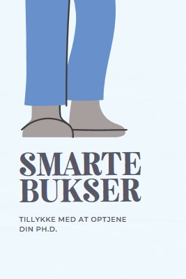 Smarte bukser blue modern-color-block