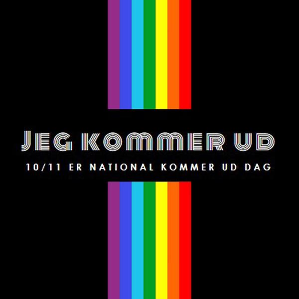 Jeg kommer ud black vintage-retro