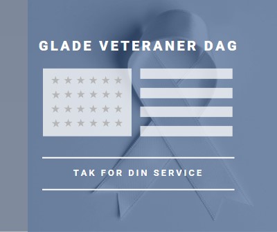 Ære amerikanske veteraner gray modern-simple