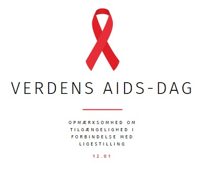 Oplysning om aids white modern-simple