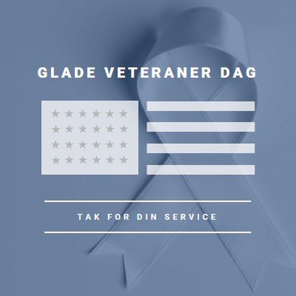 Ære amerikanske veteraner gray modern-simple