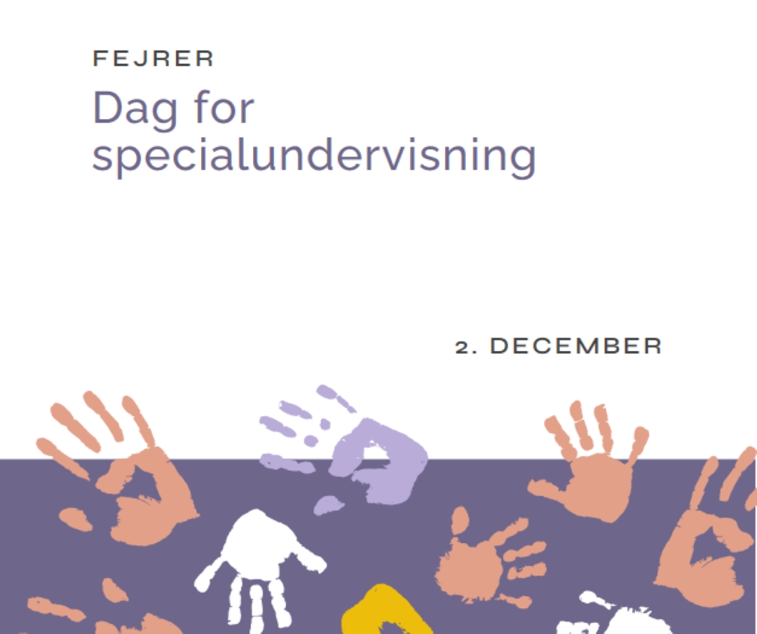 Fejring af specialundervisningsdag purple whimsical-color-block