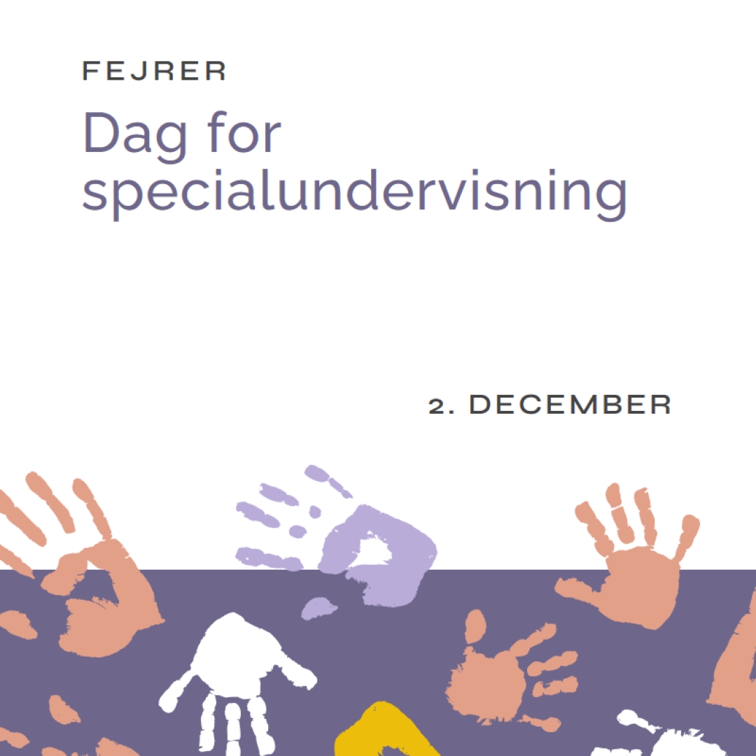 Fejring af specialundervisningsdag purple whimsical-color-block
