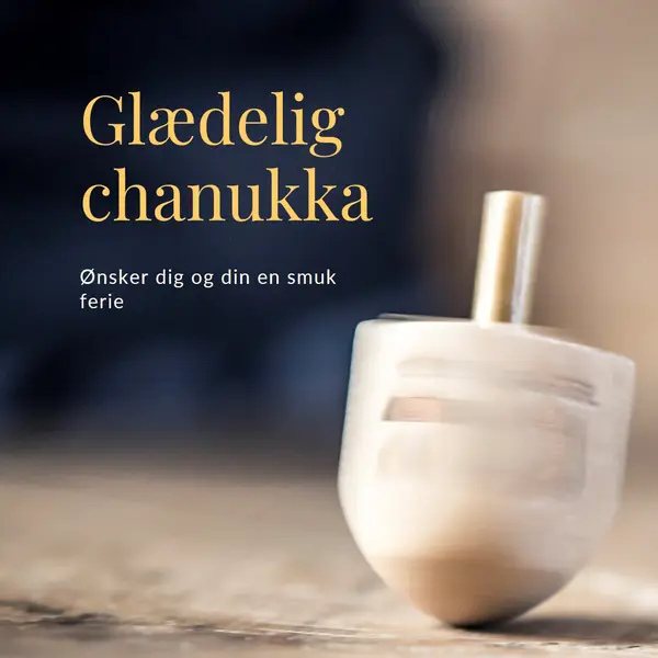 Skønheden i Hanukkah yellow modern-simple