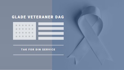 Ære amerikanske veteraner gray modern-simple