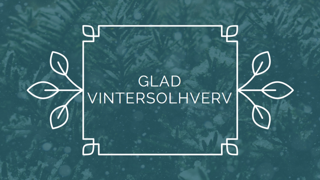 Vintersolhverv green modern-simple
