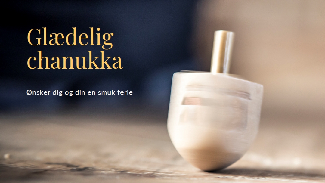 Skønheden i Hanukkah yellow modern-simple
