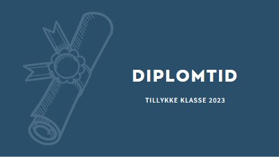 Dit diplom blue modern-simple