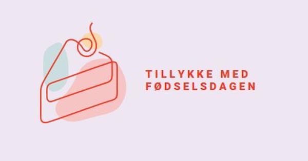 Et udsnit af tillykke med fødselsdagen purple whimsical-line