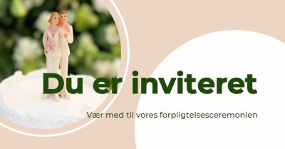 Du er inviteret til at bekræfte pink modern-simple