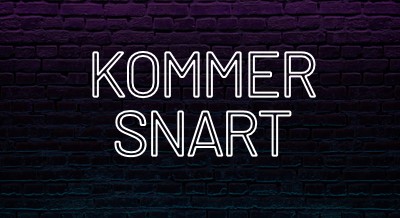 Kommer snart til dig purple modern-bold