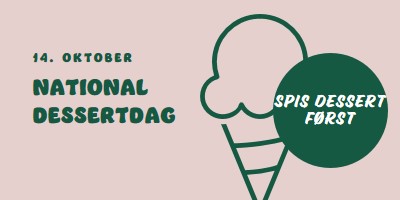 National dessertdag pink vintage-retro