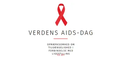 Oplysning om aids white modern-simple