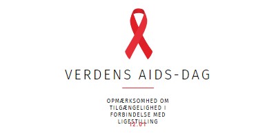 Oplysning om aids white modern-simple