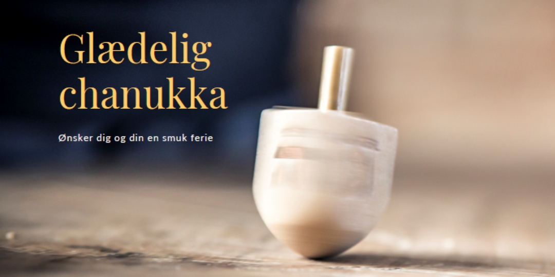 Skønheden i Hanukkah yellow modern-simple