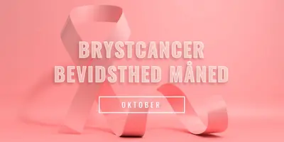 Opmærksomhed om brystcancer pink modern-bold