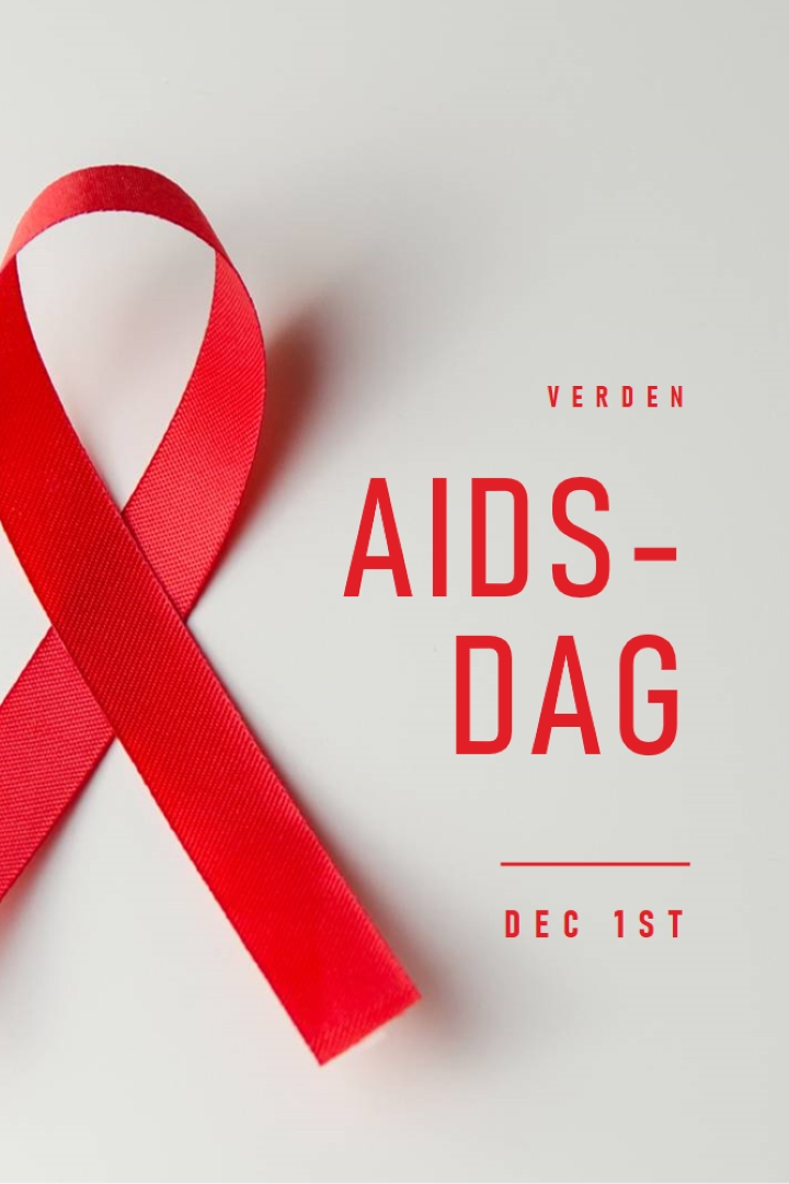 AIDS-bevidsthed gray modern-simple