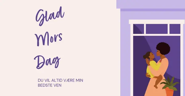 Min mor, min bedste ven gray modern,clean,illustrative,cursive,graphical,offset