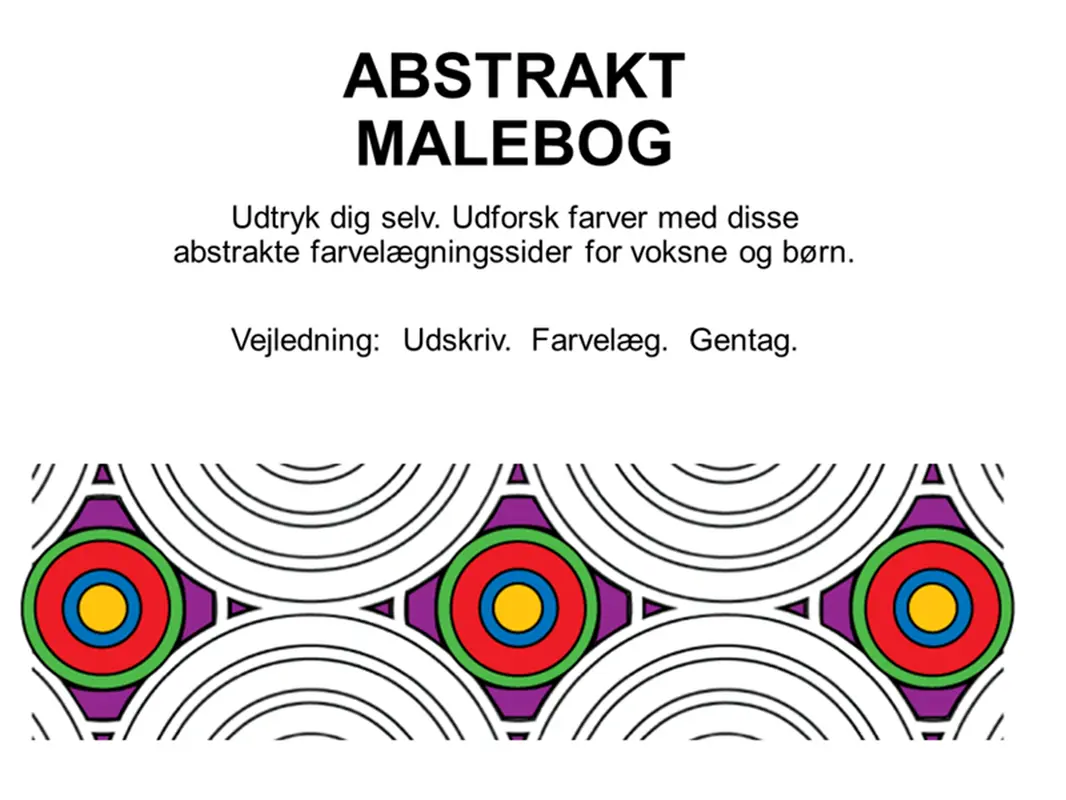 Abstrakt malebog