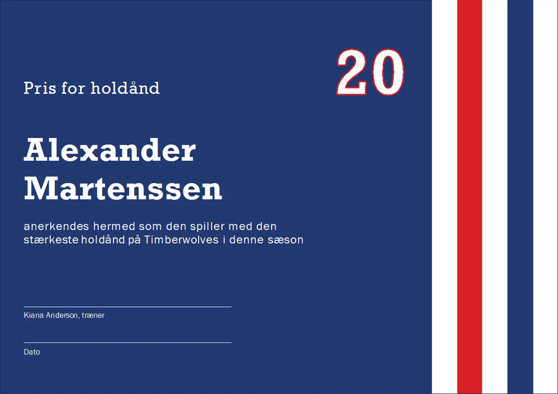 Anerkendelse for holdånd modern-color-block