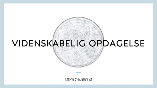 Videnskabelig opdagelse modern simple