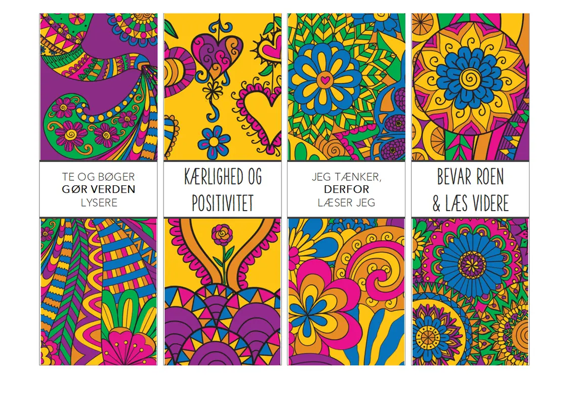 Kreative bogmærker organic boho