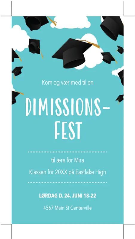 Invitationer til dimission
