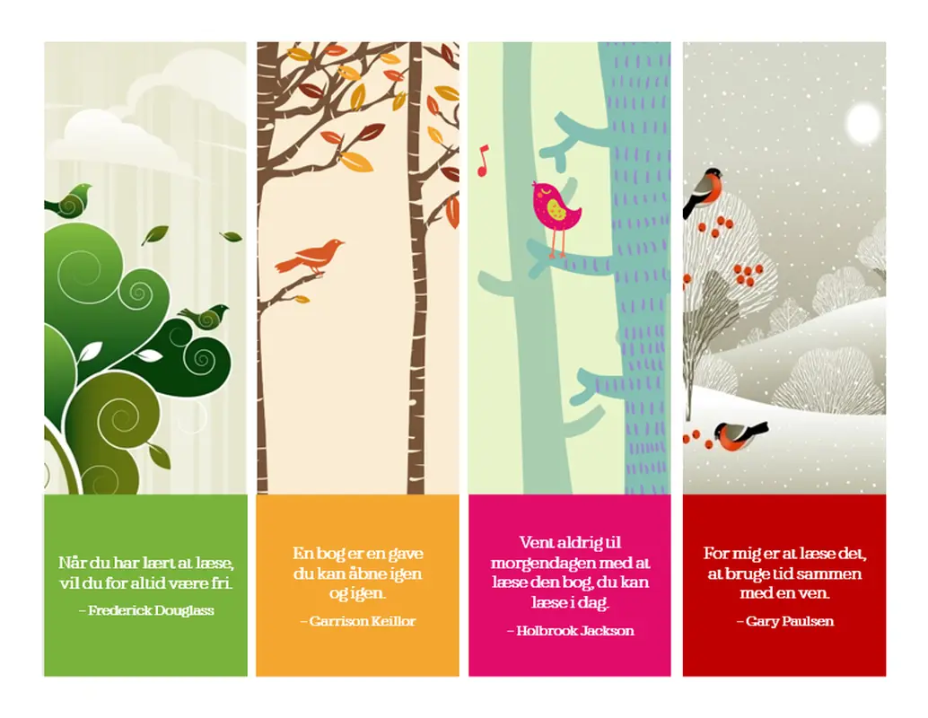 Inspirerende bogmærker