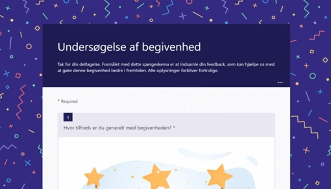 Undersøgelse af begivenhed blue