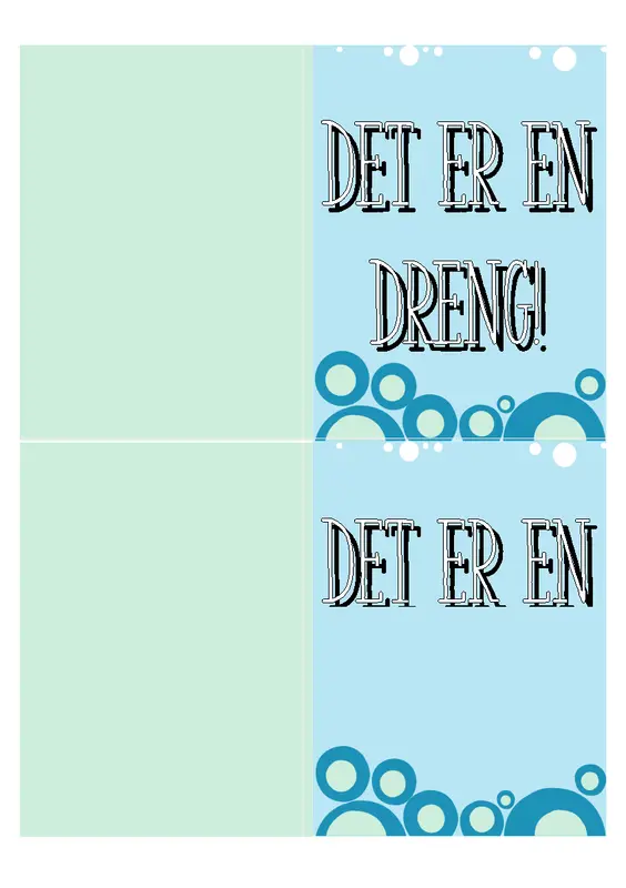 Invitation til graviditetsfest – dreng whimsical-color-block