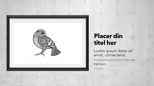 Bog med billeder af kunst  modern simple