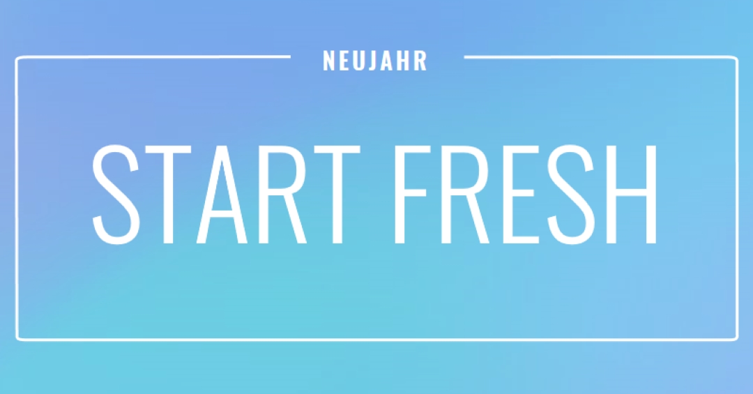 Neuanfang blue modern-bold