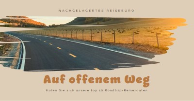 Nehmen Sie die malerische Route brown organic-boho