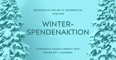 Winterwunderland blue modern-simple